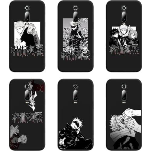 Jujutsu Kaisen Anime Phone Case For Redmi 9A 9 8A 7 6 6A Note 9 8 8T Pro Max K20 K30 Pro