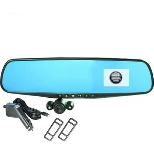 10"IPS Screen Car Dvr Mirror Dash Camera Dash Cam Dual Lens Car Camera Full Hd Drive Recorder Stream RearView Mirror