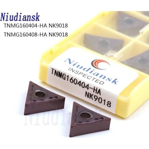 10Pcs TNMG160404 HA NK9018 TNMG160408 HA NK9018 High Quality Carbide Inserts Turning Insert CNC Lathe Tools For Stainless Steel