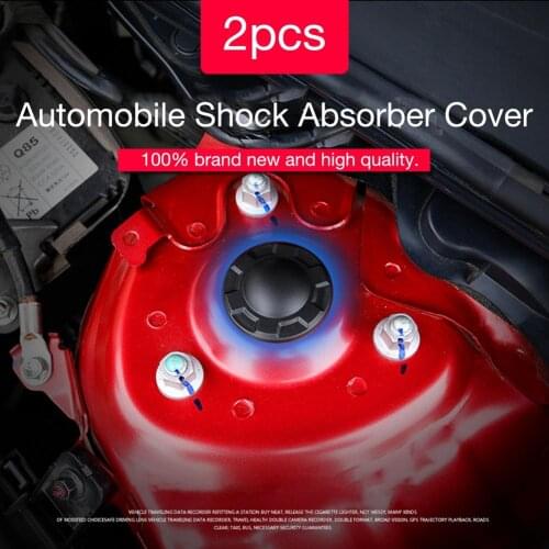 2Pcs Car Sh ock Absorber Trim Protection Cover Cap For Fpr Mazda 3 For Axela CX-4 CX-5 CX-8 Waterproof Dustproof Accessories