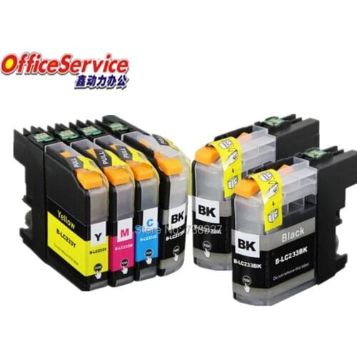 6PK Compatible Ink Cartridge LC233 For Brother DCP-J562DW MFC-J480DW J680DW J880DW J4620DW MFC-J5720DW MFC-J5320DW DCP-J4120DW