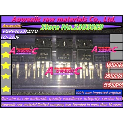 Aoweziic 100% new imported original FGPF4633RDTU FGPF4633TU FGPF4633 TO-220F IGBT high speed switch transistor 70A 330V
