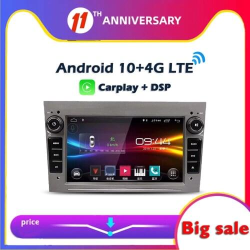 6GB + 128GB Carplay DSP IPS Android 10.0 Car DVD Player GPS WIFI Bluetooth Radio For Opel Zafira Vectra Antara Astra Combo Corsa
