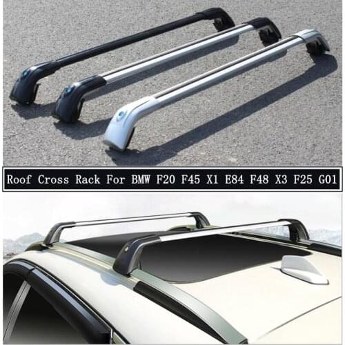 Roof Rack For BMW F20 F45 X1 E84 F48 X3 F25 G01 Aluminum Alloy Rails Bar Luggage Carrier Bars top Cross bar Racks Rail Boxes