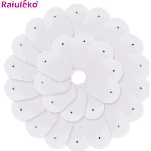 100/50Pcs Electrode Pads Physiotherapeutic Patches Replacement Tens Massagers Machine Electronic Physiotherapy Massager Sticker