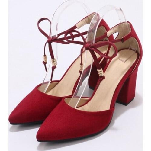 Hot Sale Big Girl Size 30-48 Shoes Women Sandals Sexy Fashion High Heels 8.5cm Sandals Sapato Feminino Summer Style Shoes 177