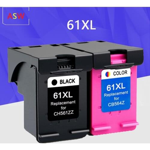 ASW 61XL Cartridge Replacemen for hp 61xl Ink Cartridge for hp 61 Deskjet 1000 1050 1055 2050 2512 2540 3050 Envy 5530 4500