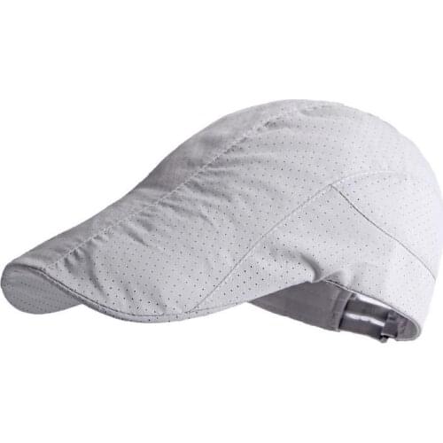 2021 Cotton Spring Summer fashion joker solid color Newsboy Caps Flat Peaked Cap Men and Women Painter Beret Hats 134