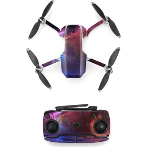 Beautiful Starry Sky Style Waterproof skin Sticker for DJI Mavic Mini Drone And Remote Controller Decal Vinyl Skins Cover 6