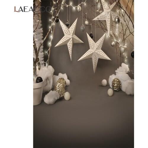 Laeacco Newborn Birthday Portrait Stars Custom Photo Photography Backdrop Photographic Photo Background For Photo Studio