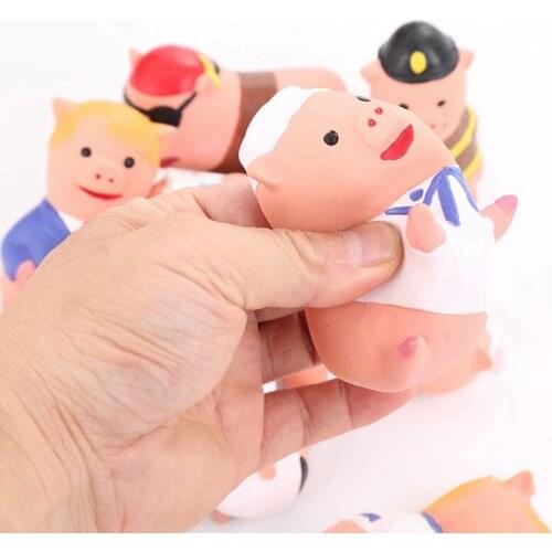Latex Cartoon Animal Doll Squeaky Chew Toy For Dog Pet Interactive Molar Bite Resistant Toy dog toy bite resistant 2020
