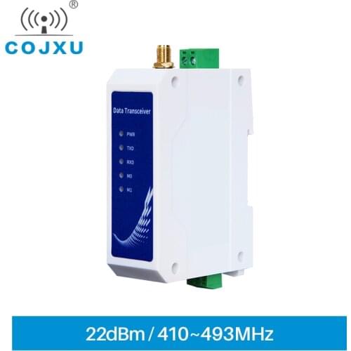 LoRa RS485 Modbus Modem 433Mhz 22dBm 5km Long Range Anti-interference Wireless Radio Station COJXU E95-DTU(400SL22P-485)