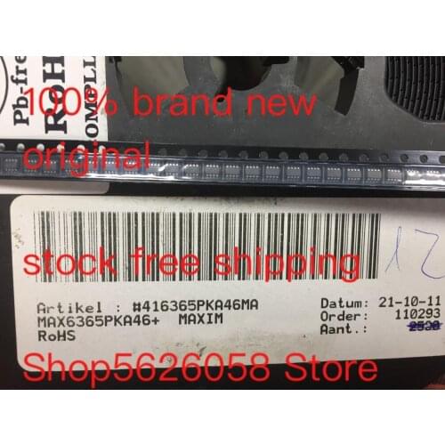 MAX6365PKA46+T MAX6365PKA46 SOT23-8 100% new original freeshipping 10PCS/LOT STOCK