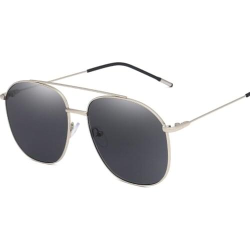 Fashion Metal Frames Are Used By Both Men and Women Sunglasses Double Nose Bridge Design Outdoor Beach Tour high-end Sun Glasses