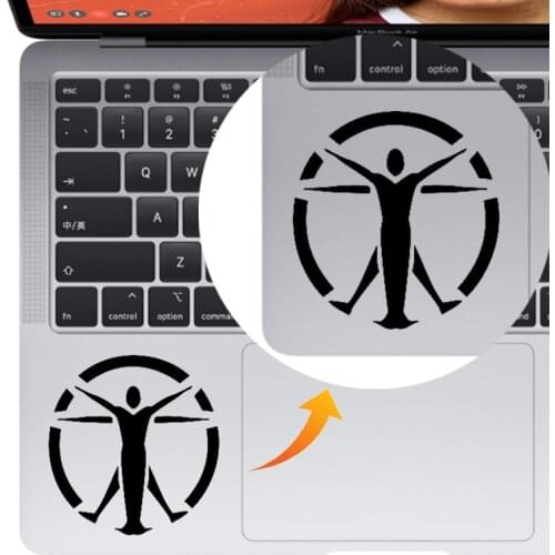 Trinity Da Vinci Trackpad Laptop Sticker for Macbook Decal Pro 16" Air Retina 11 12 13 15 inch Mac Book 14" VAIO Notebook Skin