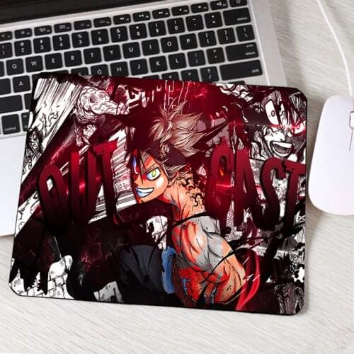 New Pattern Anime Black Clover Japan Comic Manga Mousepad Cool Boy Asta Creative Diy Pc Table Mouse Pad Mice Mat