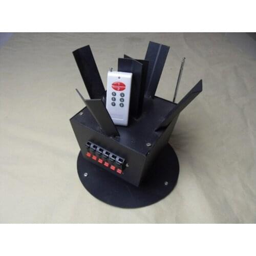 Smart key 6 Channels stage equipment-rotating fireworks 433MHZ machine-wedding equipment-wireless REMOTE