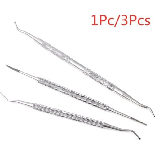 Toe Nail Care Hook Ingrown Double Ended Ingrown Toe Correction Lifter File Manicure Pedicure Toenails Clean Foot Care Tool