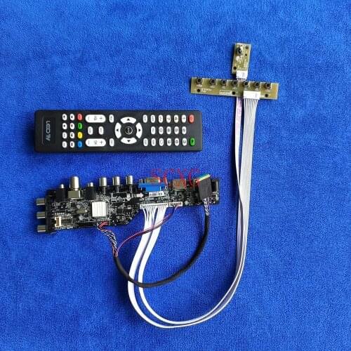 VGA USB AV DVB HDMI-compatible For B156XW02/B156XW03 1366*768 DIY Kit LVDS 40 Pin LED LCD Signal digital Matrix controller board