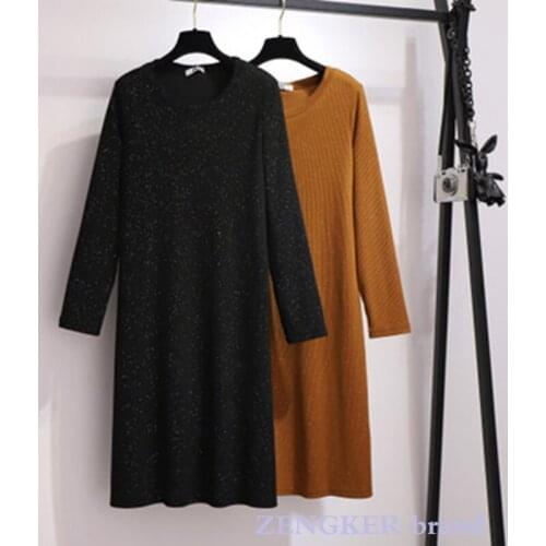 ZENGKER Fashionable Knitted Dresses