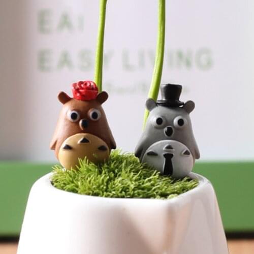 ZOCDOU 1 Piece Cute Lucky Little Mole Doll Small Animal Doll Toy Little Model Statue Figurine Ornament Miniatures Home DIY Decor