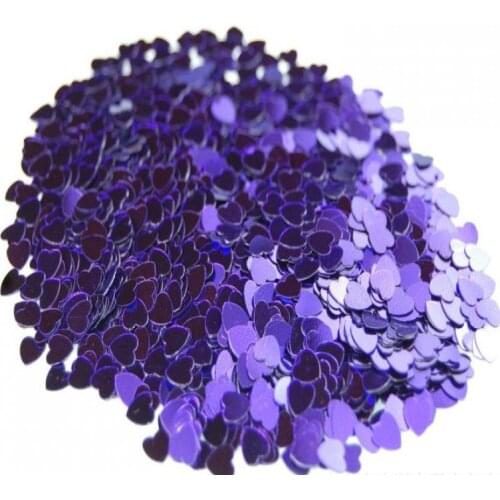 Casamento Purple Red Gold Silver Sparkle Heart Wedding Confetti Table Decoration 10 packs/lot