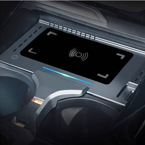 15W car wireless charger QI phone charger center console charging plate phone holder for BMW X3 X4 G01 G02 2018 2019 2020