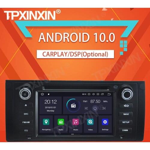 4+64G For BMW 5 Series E39 M5-E39 X5 Android 10.0 Car Stereo Tape Recorder Multimedia video Player GPS Navigation HeadUnit DSP