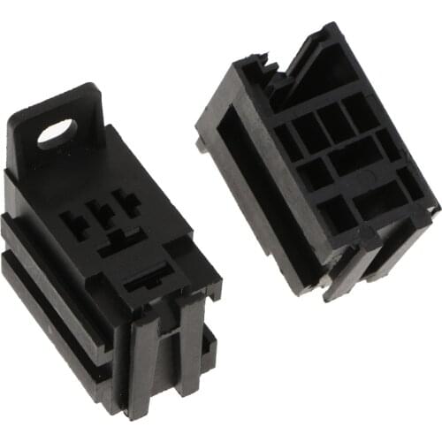 5x Automotive Relay Socket Connector 4pin With Wire Contain Terminal