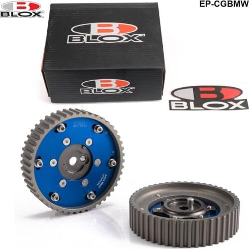 BLOX Adjustable 2 Pieces Aluminium Camshaft Timing Cam Gear Blue For BMW E36 3 Series M20 EP-CGBMW