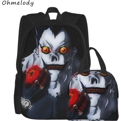 My Hero Academia Children School Backpack Lunch Bags Teenage Anime Book Bags Insualted Cooler Bags Cartoon Casual Daypack