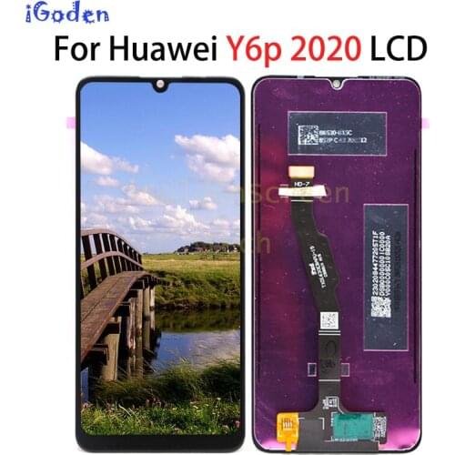 Original 6.3'' Display For Huawei Y6P 2020 Global MED-L29 MED-LX9 LCD Touch Screen Digitizer Assembly Replacement