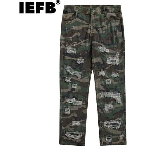 Мужские камуфляжные джинсы IEFB China At AliExpress