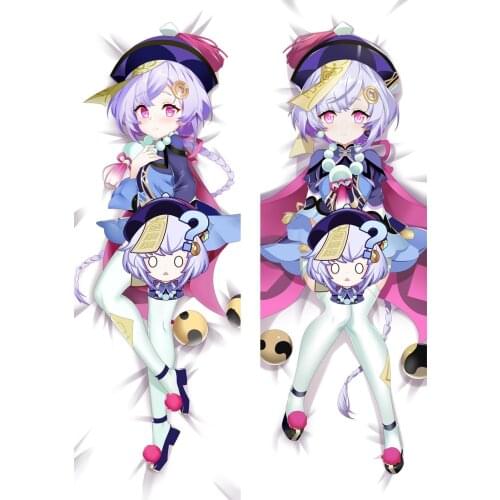 Game Genshin Impact QIQI Seven Pillow Case Cosplay Dakimakura Hugging Body