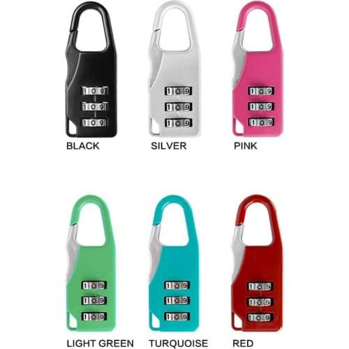 Combination Password Lock Zinc Alloy Security Lock Suitcase Luggage Coded Lock Cupboard Cabinet Locker Padlock