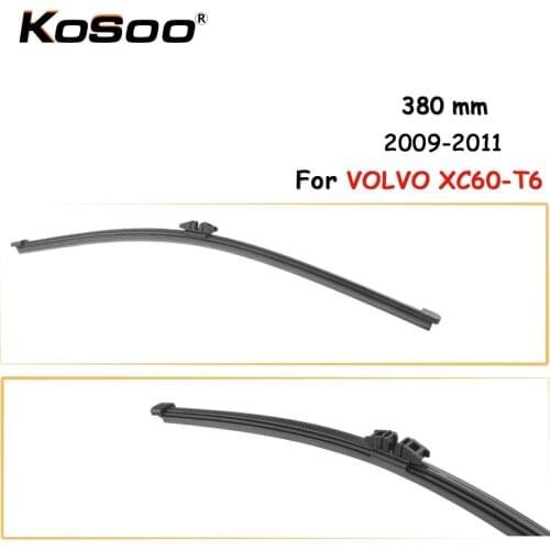 KOSOO Auto Rear Car Wiper Blade For VOLVO XC60-T6,380 mm 2009-2011 Rear Window Windshield Wiper Blades Arm,Car Accessories