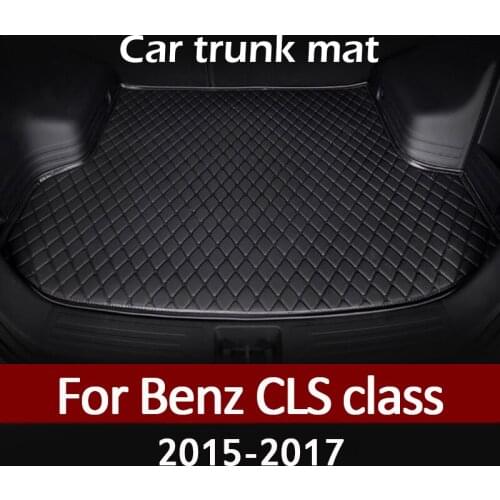 MIDOON Car trunk mat for Benz CLS class sedan 2015 2016 2017 cargo liner carpet interior accessories cover