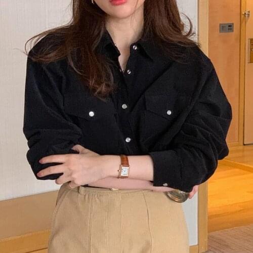 Lunoakvo Women's Corduroy Shirts