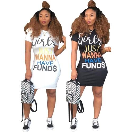 Fashion Letter Print African Dresses for Women Slim Fit Sexy Hip Pencil Dress Office Lady Elegant Bodycon Party Night Vestidos