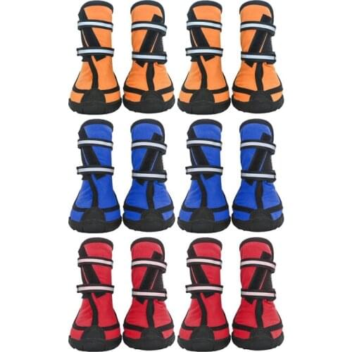 Pet Waterproof Rain Shoes For Medium Large Dogs Multi Colors Optional Dog Rain Boots