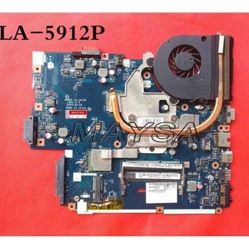 Original NEW75 LA-5912P Fit For ACER Aspire 5552G 5551G Laptop motherboard + heatsink= LA-5911P MB.BL002.001 (MBBL002001) DDR3