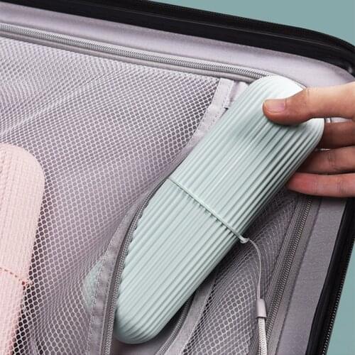 Travel Portable Toothbrush Toothpaste Holder Storage Case Box Organizer Household Storage Cup Outdoor Holder Bathroom Accessorie