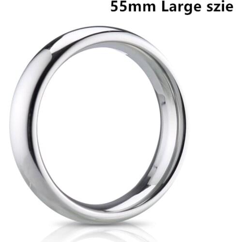 Stainless steel large Heavy Duty male Ball Scrotum Stretcher metal penis lock cock Ring Delay ejaculation BDSM Sex Toy men