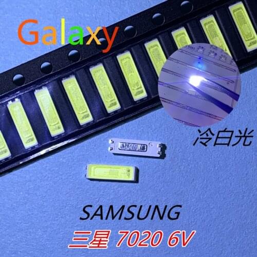 SAMSUNG LED Backlight TV LED 7020 LED Backlight High Power 1W 6V 98LM Cool white For LED LCD TV Backlight Application 200PCS