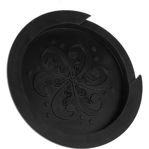 Silicone Acoustic Guitar Soundhole Cover Weak Sound Buffer Plug Guitar Accessory M68D