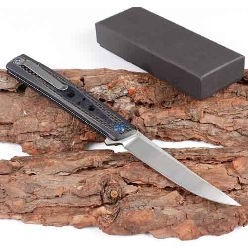 Folding knife pocket D2 blade tactical camping hunting survival knives fruit G10 outdoor new EDC tool kitchen knife
