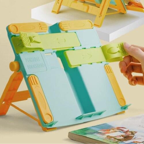 Students' Reading Rack Book Holder Childrens Multifunctional Simple Desk Book Holder Multicolor Book Holder Learning Tool