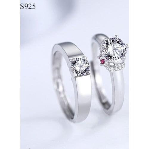 Sun Dazzle Wedding Rings