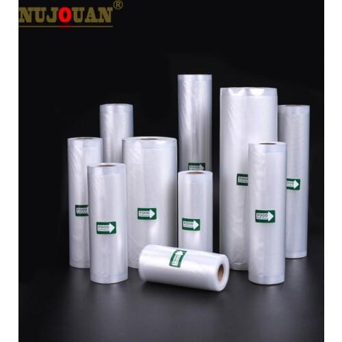 Kitchen Fruit Vacuum Bags For Food Vacuum Sealer Food Fresh Long Keeping 12+15+20+25+30cm*500cm Rolls/Lot Bags For Vacuum Packer