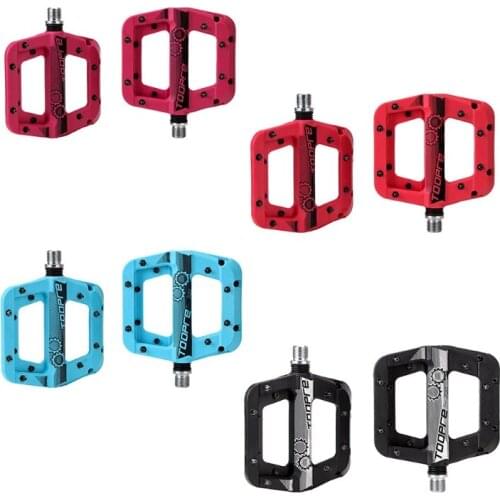 TOOPRE MTB Bicycle Pedals BMX Mountain Bike Metal Pedals Cycling Non-Slip Sealed Bearing Foot Platform Lightweight